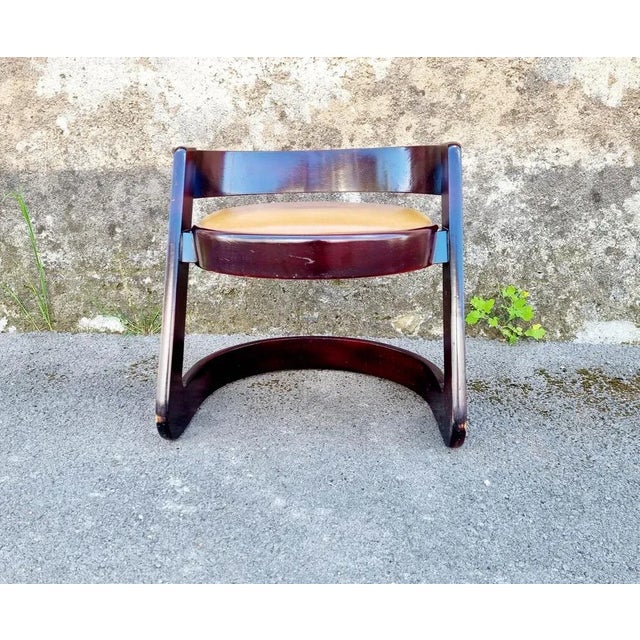 Wood Mid-Century Stool from Mario Sabot, Italy, 1970s For Sale - Image 7 of 11
