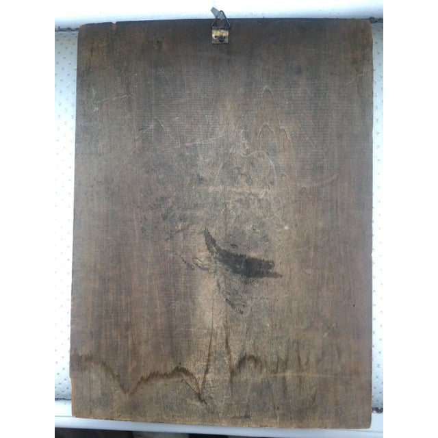 Flat Wood Carving, 1940s For Sale - Image 9 of 14