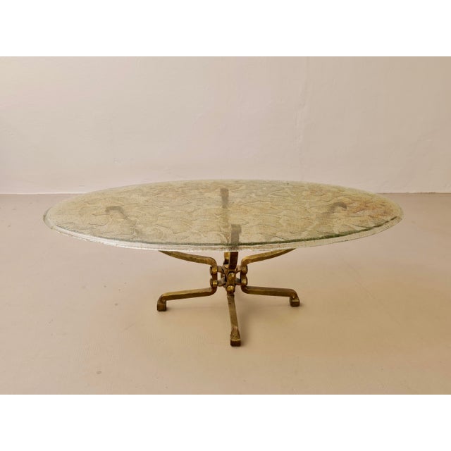 Bronze Table in the style of Lothar Klute, 1980s For Sale - Image 4 of 11