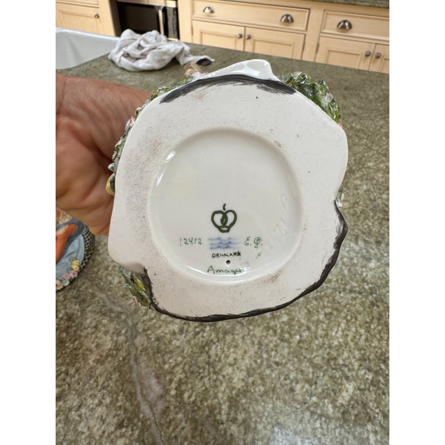 Pair of Early 1900s Royal Copenhagen Carl Martin-Henson Figurines of a Boy and Girl For Sale - Image 11 of 11