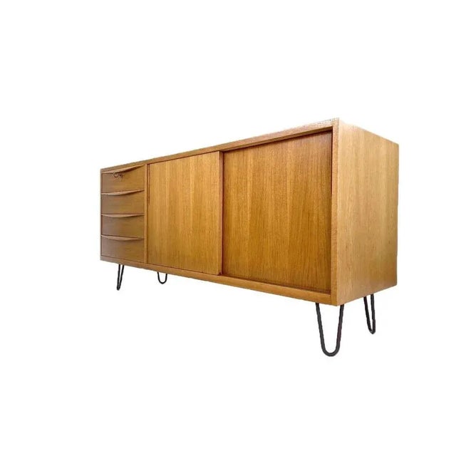 Vintage Sideboard by Franz Ehrlich for Veb Deutsche Werkstätten Hellerau, 1956 For Sale - Image 6 of 9