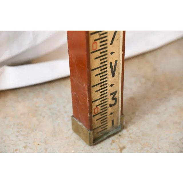 White Early 20th Century English Telescoping Surveyors Measure For Sale - Image 8 of 9