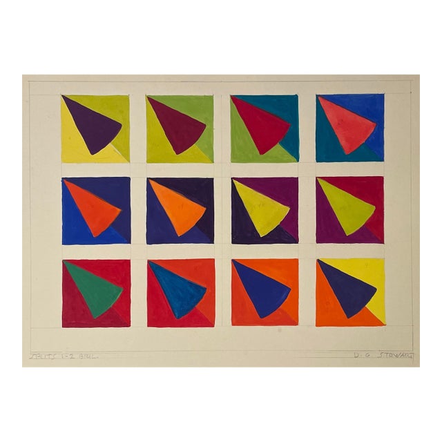 Art Student Color Studies Painting by Stewart For Sale