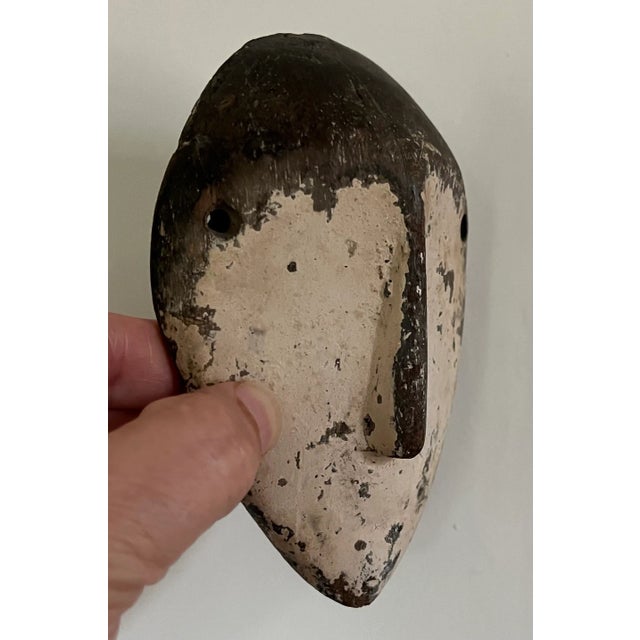 Carved Wood & Paint Decorated Lega Passport Mask For Sale - Image 11 of 13