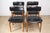 Wood Scandinavian Teak and Leatherette Chairs, 1960, Set of 4 For Sale - Image 7 of 18