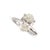 Gender: Ladies Metal Type: 14K White Gold Ring Size: 6.5 Thick: 2.00 mm Weight: 3.43 grams Ladies 14K white gold, diamond...