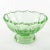 Chartreuse Footed Ring Bowl from Ząbkowice Glassworks, 1950s For Sale - Image 8 of 10
