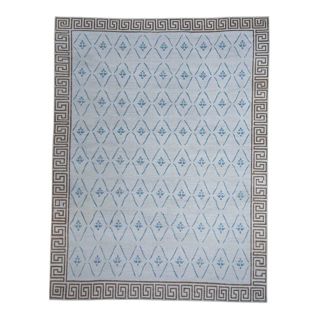 Turkish Oushak Rug 12'6" x 16'3" #20395 For Sale