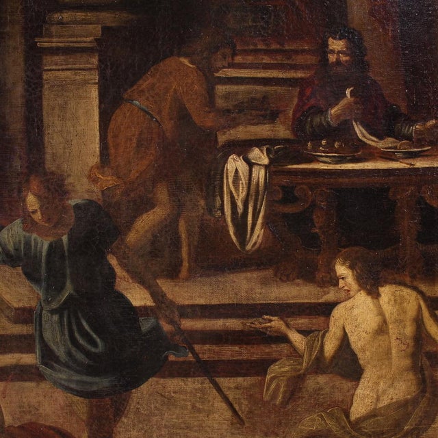 Italian Artist, Herod's Banquet, 1650, Oil on Canvas For Sale - Image 7 of 16