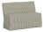 Slipcover for Stoffer Home x Cloth & Company for Lindy Dining Banquette in Jane Stripe Laurel For Sale