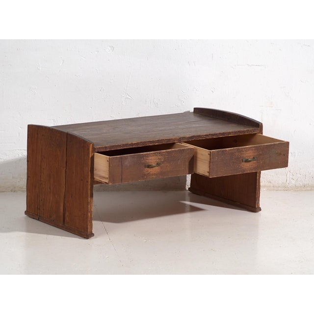 Japanese Low Side Table in Wood For Sale - Image 3 of 13
