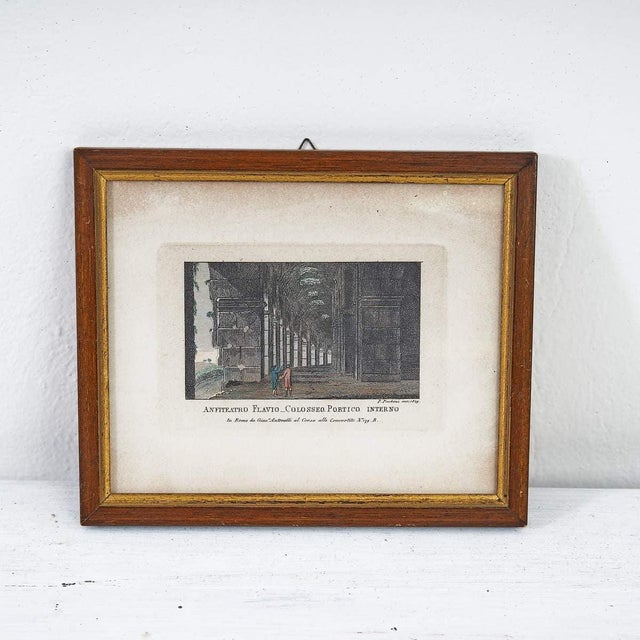 Parboni, Fresco of the Colosseum, Print, Framed For Sale - Image 5 of 5