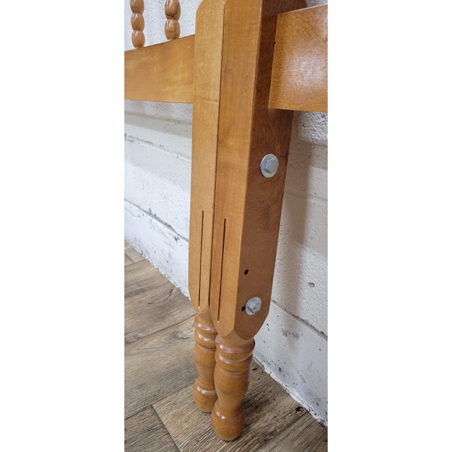 Antique King Size Jenny Lind Headboard For Sale - Image 9 of 11