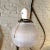 1930s Pair of 1930s Industrial Holophane Glass Globe Pendant Lights For Sale - Image 5 of 8