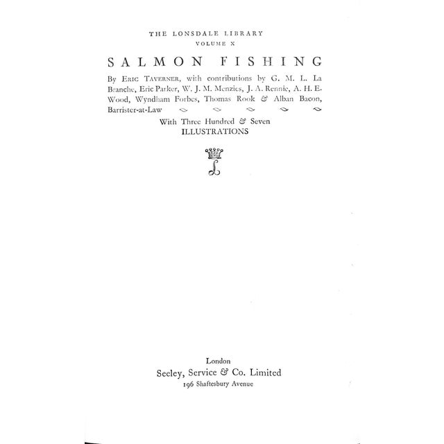 Traditional "Salmon Fishing" 1945 Taverner, Eric For Sale - Image 3 of 15