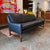 Restored vintage Norwegian three-seat leather and rosewood sofa designed by Fredrik A. Kayser for Vatne Møbler, circa...