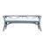 Wood Charlotte Bench - Regatta Blue For Sale - Image 7 of 7