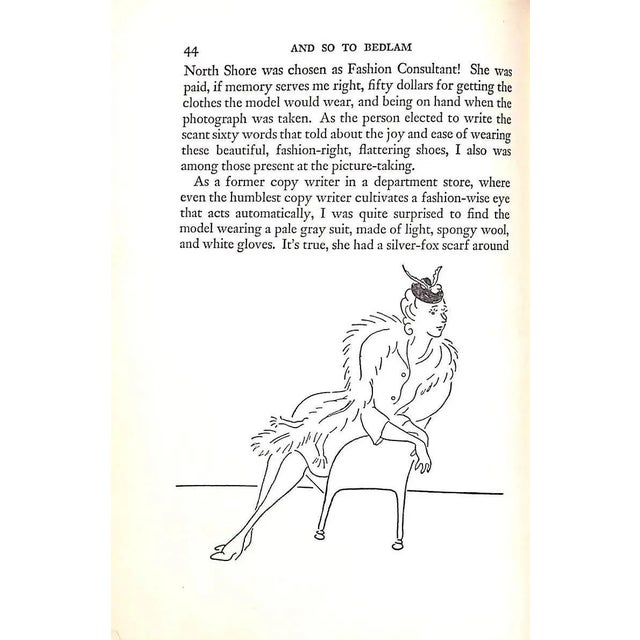 1940s "And So to Bedlam a Worm's Eye View of the Advertising Business" 1943 Lyon, Marguerite For Sale - Image 5 of 8