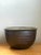 Rustic Vintage Monumental Rustic Brown Ceramic Bowl For Sale - Image 3 of 12