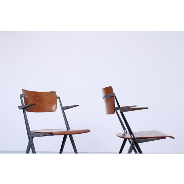 1960s Pyramid Chairs by Wim Rietveld for Ahrend De Cirkel, 1960s, Set of 6 For Sale - Image 5 of 18
