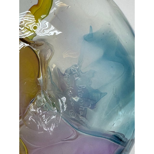 Circa 2000 Peter Bramhall Glass Orb Sculpture For Sale - Image 12 of 12