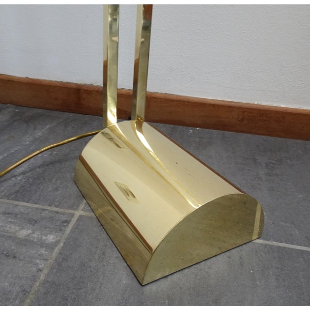 Vintage Brass Floor Lamp, 1980s For Sale - Image 9 of 18