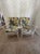 1970s 1970s Palm Beach Regency Wrought Iron Patio Set - Sofa and 2 Arm Chairs For Sale - Image 5 of 17