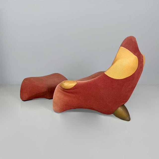 Cassina Set of Italian Modern Hal Armchair and Ottoman by Marc Sadler for Cassina, 1990s, Set of 2 For Sale - Image 4 of 18