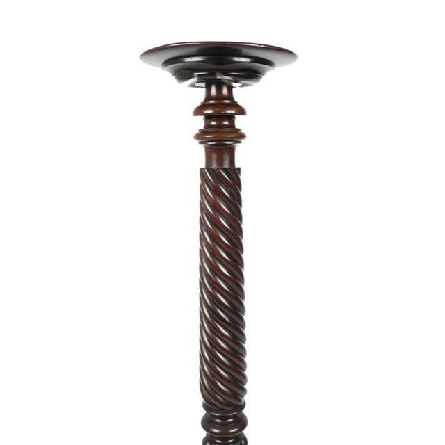 Mid 20th Century Mid 20th Century Chippendale Style Mahogany Plant Stand For Sale - Image 5 of 7