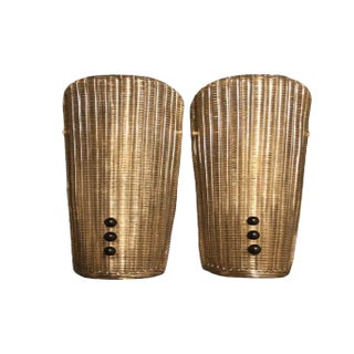 Textured Smoked Murano Glass Sconces with Little Black Glass Pearls, 1980s, Set of 2 For Sale