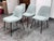 Contemporary Bernhardt Chloe Dining Side Chairs in Sky, Set of Four For Sale - Image 3 of 12
