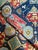 Thibaut Thibaut F910829 Persian Carpet Navy Cotton Fabric 4 1/2 Yards For Sale - Image 4 of 6