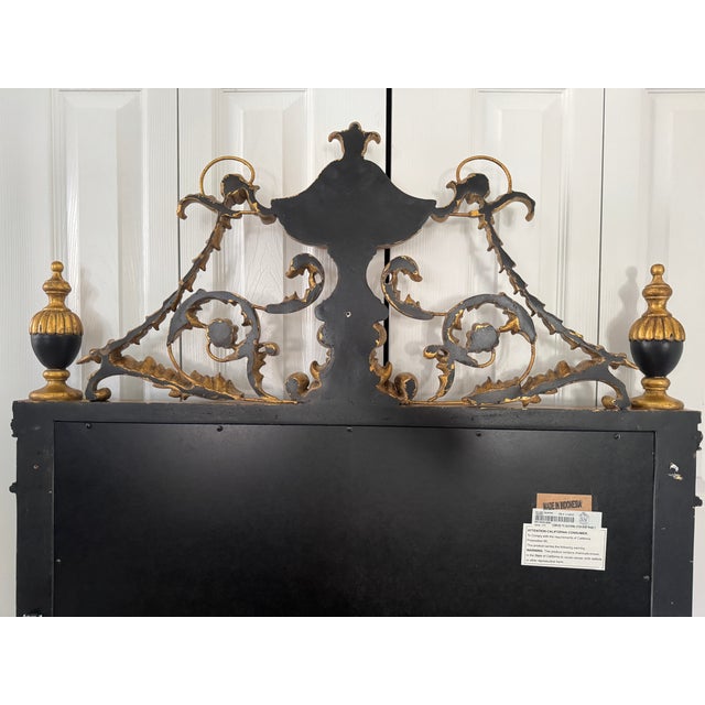 Maitland-Smith Canova Empire Giltwood & Gilded Metal Mirror For Sale - Image 18 of 18