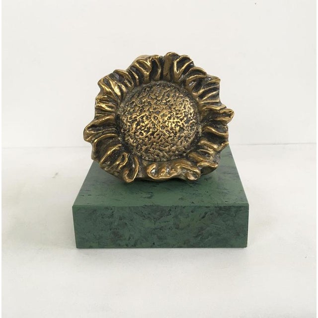 Patrizia Guerresi, Italian Flowe Sculpture, 1986, Bronze For Sale - Image 12 of 18