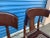 Mid-Century Modern Late 20th Century Style Klismos Chairs With Copper Finish - Set of 2 For Sale - Image 3 of 8