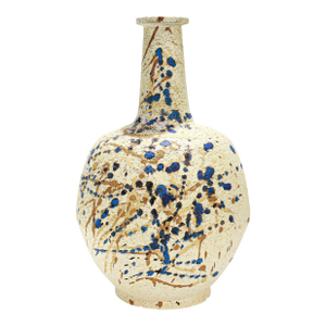 Signed Marcello Fantoni Glazed Earthenware Pottery Vase for Raymor, 1950s