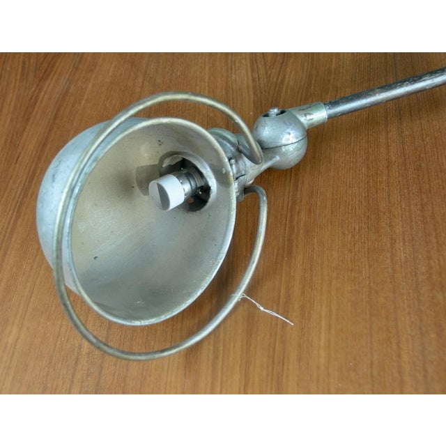 Metal Industrial Jielde One-Arm Lamp by Jean-Louis Domecq for Jieldé, 1950s For Sale - Image 7 of 10