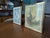 Asian Vintage Mid-Century Pastel Florals & Brass Gallery Framed Art Prints — A Pair For Sale - Image 3 of 6