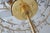 Kinkeldey Gold-Plated Brass and Faceted Glass Chandelier from Kinkeldey, 1960s For Sale - Image 4 of 12