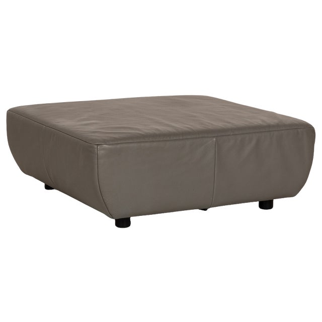 Freestyle Leather Stool from Rolf Benz For Sale