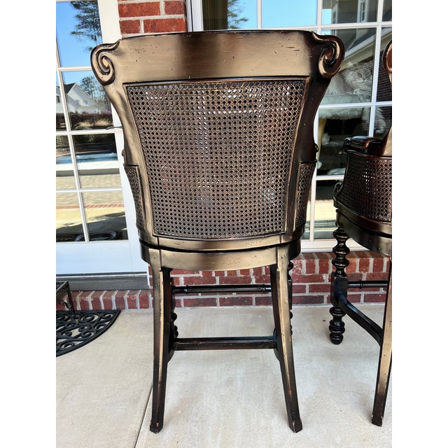 Tommy Bahama Tommy Bahama Kingstown Swivel Bar Stools (Bar Height) For Sale - Image 4 of 10