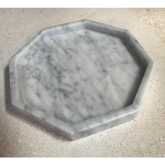Handmade Italia Carrara Marble Octa' Bowl 2023 For Sale In Los Angeles - Image 6 of 6