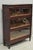 Antique Hale Desk Co. Mahogany 3 Section Stacking Barrister Glass Door Lawyers Bookcase. (1) 9.5" H, (2) 11" H. Circa...