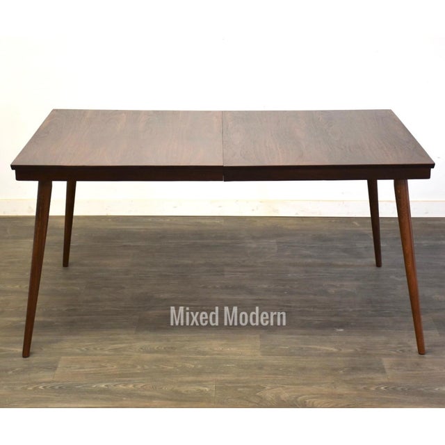 Wood Mid Century Modern Dining Table For Sale - Image 7 of 7
