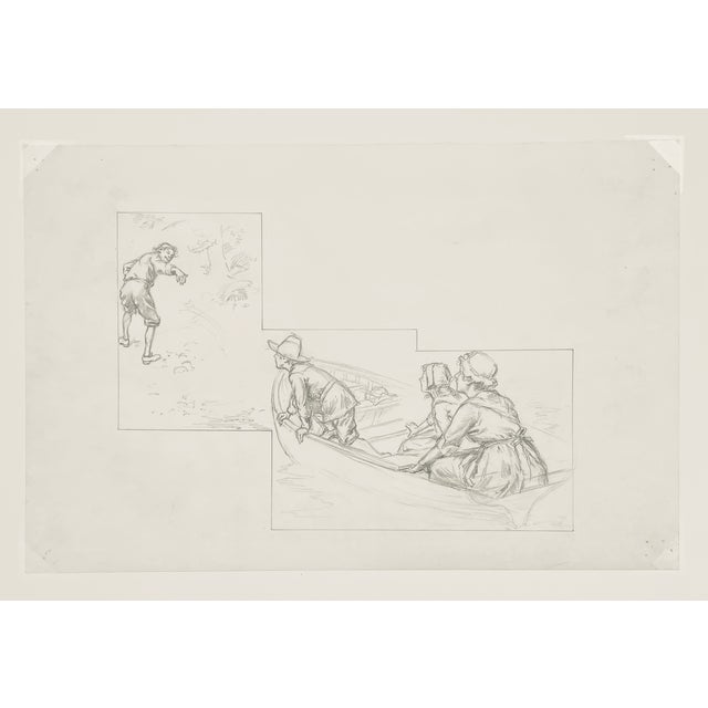 George Timothy Tobin (1864–1956) was an American illustrator and artist. Estate sticker on the back of its mat. Tobin was...