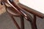 Brown Italian Modern Fratelli Reguitti Sculptural Stained Mahogany X-Form Valet For Sale - Image 8 of 16
