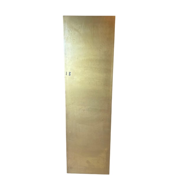 1970s 1970s Mid Century Rare Brass Vitrine Display Cabinet by Mastercraft, Attributed For Sale - Image 5 of 7