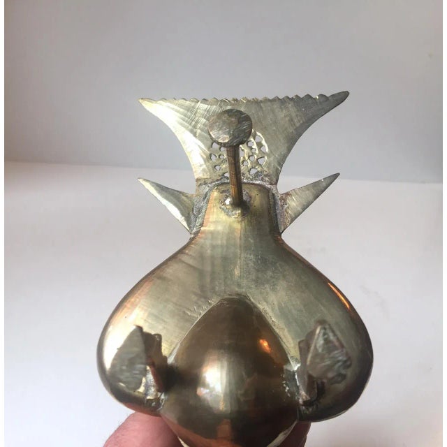 1960s Vintage Brass Chicken Incense Burner, 1960s For Sale - Image 5 of 8