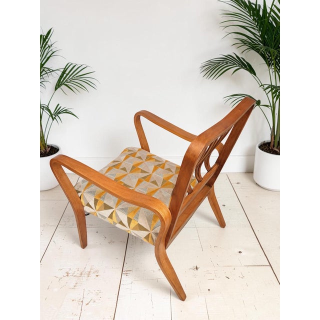 Mid-Century Modern Linden Armchair, 1950s For Sale - Image 9 of 17