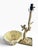 Metal Bird on Tree Trunk Table Lamp With Fringed Scalloped Shade | Hollywood Regency For Sale - Image 7 of 9